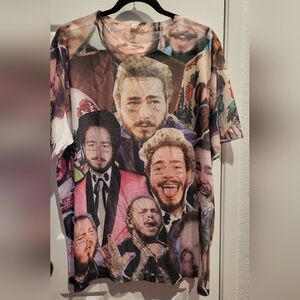 Post Malone Graphic Short-Sleeve Crew Tee in Multi-Color